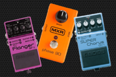 Phase, Flanger, and Chorus Effect Pedals