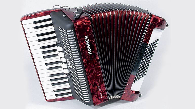 17 Keys 8 Bass piano Accordion for Kids Black Toy Accordian Mini Musical Instruments for Early Childhood Teaching 