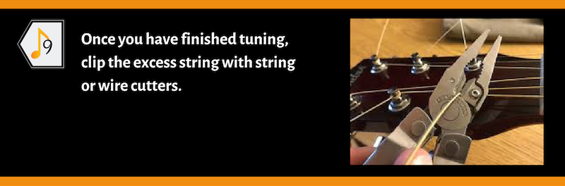restring an acoustic guitar