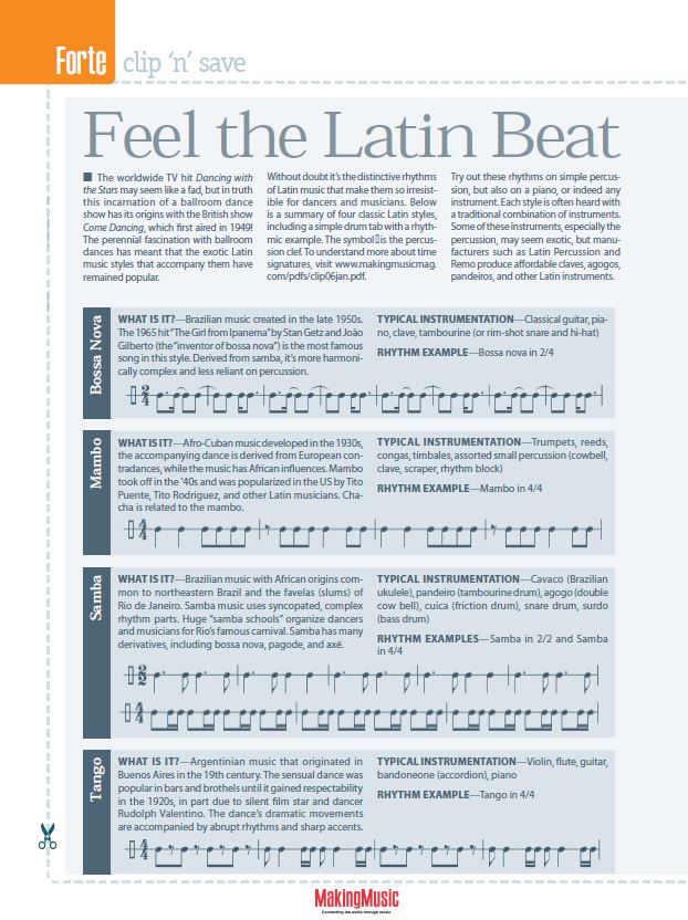 feel the latin beat
